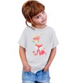 thumbnail image 4 of TZEWGL Hauts pour Enfants Imprimé Graphique Col Rond Manches Courtes Ample pour Filles Garçons Taille 12-13T, 4 of 4