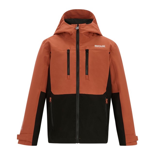 Regatta Boys/Girls Highton Monochrome Waterproof Jacket