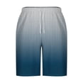 thumbnail image 4 of EOYWHK Mens Gym Shorts Big and Tall Athletic Swimwear Shorts Gradient Color Board Shorts Elastic Waist Beach Shorts Drawstring with Pockets ,Sizes S-5XL, 4 of 5