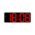 thumbnail image 4 of GUOOL Horloge Murale Numérique à Intensité Réglable, Réveil de Bureau à DEL pour Adultes, Apprentissage, Rouge, 4 of 9