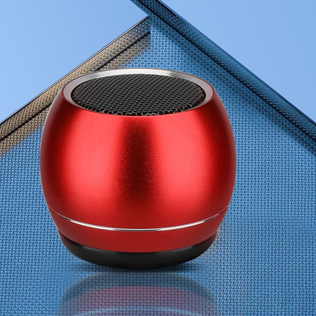 HOARBOEG Haut-Parleur Bluetooth en Métal, Mini Haut-Parleur, Haut-Parleur Bluetooth Portable pour l'Extérieur avec Caisson de Basses, Qualité Sonore Hi-Fi, Réduction de Bruit Intelligente Liquidation Cadeaux des Fêtes