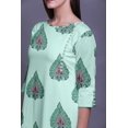 thumbnail image 3 of Bimba Kurti Imprimée à Manches 3/4 Tenue d'Été Kurta Tunique Droite pour Femmes, 3 of 6