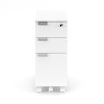 thumbnail image 2 of Safco Resi Ped Classeur Roulant à 3 Tiroirs Verrouillable pour Bureau à Domicile, Blanc, 2 of 7