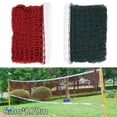 thumbnail image 1 of Filet de Plage de Tennis Portable pour Jeux de Jardin de Plage Filet de Volleyball pour Jeux Intérieurs Extérieurs Badminton Volleyball Filet de Plage de Tennis Rouge/vert, 1 of 11