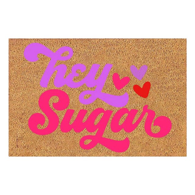 TIMIFISValentine's Day Bathroom Rrug Heart Pattern Entrance Mat Non Slip Washable Welcome Mats for Front Door Bathroom Entrance