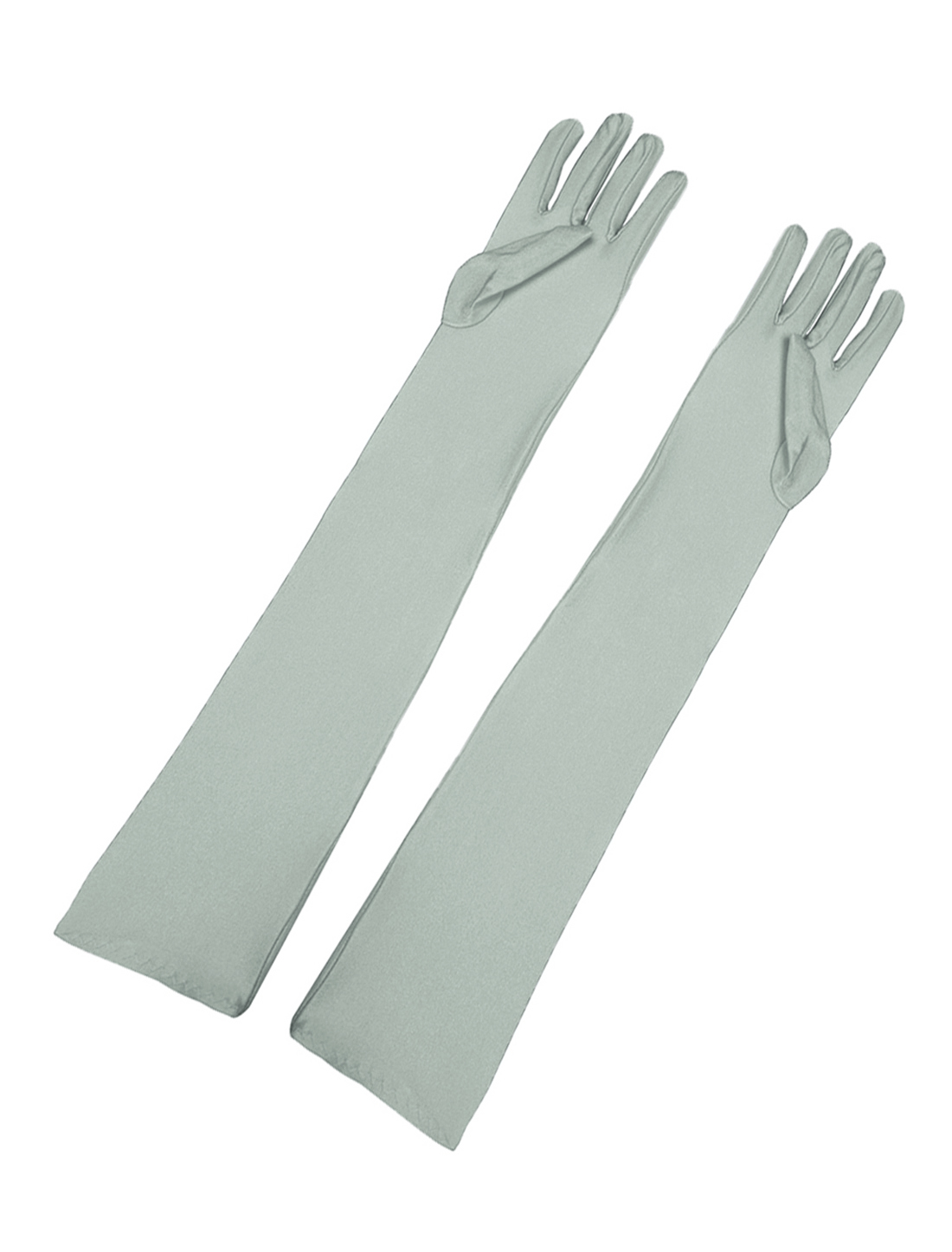Unique Bargains Paires de Gants à Doigts Complets Extensibles pour Femmes, Longueur Opéra