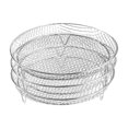thumbnail image 2 of Hearth & Gear Round Stainless Steel Air Fryer Grill Dehydrator Rack Air Fryer Removable Multiple Stand Air Fryer Racks For Cooking Air Fryer Tray for Oven Air Fryer Tray for Oven 30 Air Fryer Tray, 2 of 6