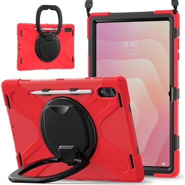 Étui pour Samsung Galaxy Tab S11 Ultra (14,6 Pouces) Modèle 2025 (SM-X930/SM-X936B), Étui Robuste en Silicone avec Poignée, Support 360, Sangle et Porte-Stylet S