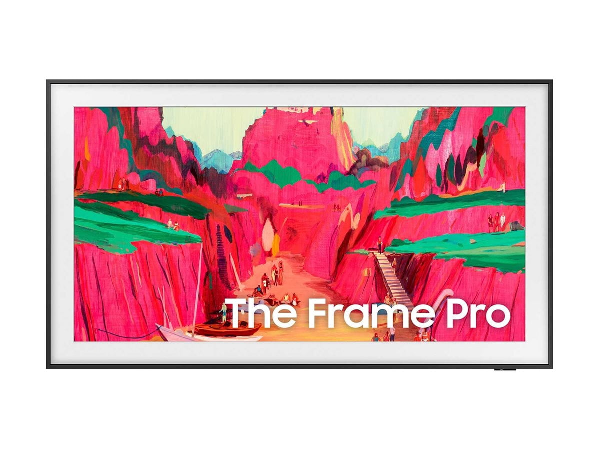 Samsung QN65LS03FWF - 65" Diagonal Class (64.5" viewable) - The Frame Pro LS03FW Series LED-backlit LCD TV - Neo QLED - Smart TV - Tizen OS - 4K UHD (2160p) 3840 x 2160 - HDR - Quantum Dot - black