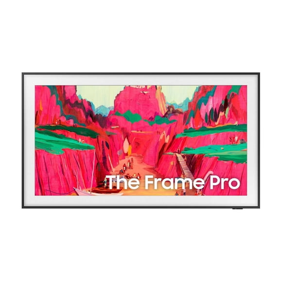 Samsung QN65LS03FWF - 65" Diagonal Class (64.5" viewable) - The Frame Pro LS03FW Series LED-backlit LCD TV - Neo QLED - Smart TV - Tizen OS - 4K UHD (2160p) 3840 x 2160 - HDR - Quantum Dot - black