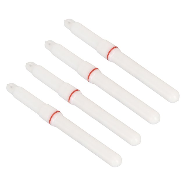 LED Light Up Float Sticks, 4PCS Fishing Glow Sticks Rod Tip Glow Sticks Dark Glow Fishing Stick ABS LED Float Rod Tip Luminous Light Sticks with Battery for Dark Night Fishing