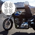 thumbnail image 2 of 4Pcs Front Axle Nut Covers Caps Kit Front Axle Nut Caps Covers Distinctive Crown Styling CNC Aluminum Alloy for Motorbike Modification, 2 of 8