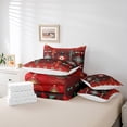 thumbnail image 4 of Erosebridal Boho Aztec Bedding Full Size, Red Bedding Sets Full Size, Botanical Cactus Room Decor, Reversible 7 Pieces, 4 of 5