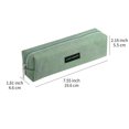 thumbnail image 2 of Boovnll Pencil Pouch, Solid Color Small Canvas Pencil Case Stationery Box Pencil Case Student Male and Female Stationery Bag Large Capacity Pencil Case Storage Box, Pencil Case, 2 of 5