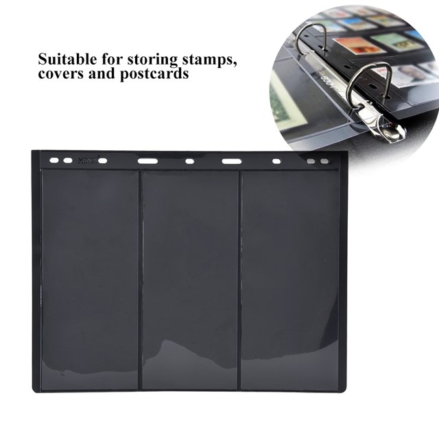 Album Page Album Page Sheet Collection Book Sheet 10Pcs Album Page Sheets Universal 9-Holes For Standard Collection Book