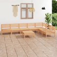 thumbnail image 1 of vidaXL Ensemble de Salon de Jardin 8 Pcs Bois Massif Pin, 1 of 8