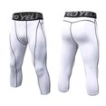 thumbnail image 2 of Pantalon de Compression pour Hommes Quatre Saisons Simple Exercice Serré Entraînement Physique Course Étirement Basketball Base Entraînement, 2 of 5