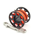 thumbnail image 2 of Keep Diving Spool Reel Portable Solid Color Polyester Rope Reels Freediving Fishing Underwater Accessories with Double End Hook Black 15m, 2 of 9
