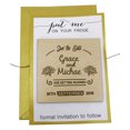 thumbnail image 4 of 30 Aimant en Bois Save the Date Personnalisé Gravé Aimant en Bois Idée Rustique pour Annonces de Mariage, 4 of 4