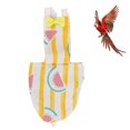 thumbnail image 1 of Birds Flight Suit Diapers, Adjustable Beautiful Washable Comfortable Elastic Shoulder Strap Pet Bird Diapers Safe Reusable  For Pet Birds African Macaw, 1 of 8