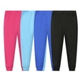 thumbnail image 3 of GDREDA Girls Quick Dry Active Athletic Joggers, Kids Pull-on Lounge Joggers with Pocket (Light Blue,7-8 Years), 3 of 3