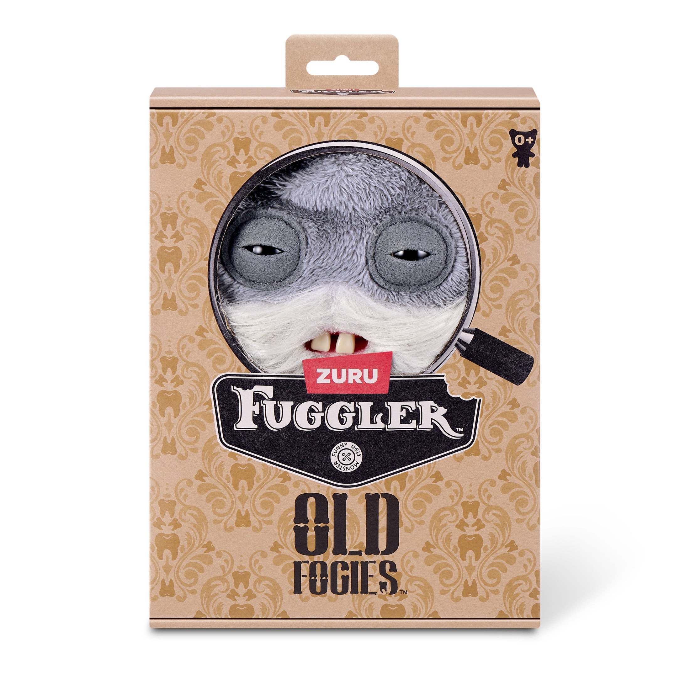 Fuggler Old Fogies 9 inch (Captain Cardiac), Funny Ugly Monster Stuffed Animal Toy by ZURU