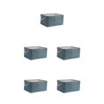 thumbnail image 3 of Maytalsory Sturdy Rope Handle Storage Bin Convenient And Reliable Storage Solution Macaron Light Blue 31*21*13) 5Set, 3 of 6