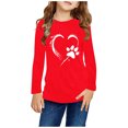 thumbnail image 2 of Birdeem Chemises à Manches Longues pour Filles Chemises à Manches Longues Imprimés Mignons Col Rond Hauts Blouses Décontractées Habillées Vêtements Chemises à Manches Longues pour Filles, 2 of 4