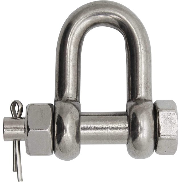 Extreme Max 3006.8339 BoatTector Chaîne en Acier Inoxydable Type Boulon - 1/4 Pouces