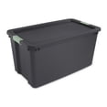 thumbnail image 1 of Sterilite 16 Pack 45 Gallon Wheeled Latch Tote, Stackable Plastic Storage Bin, 1 of 8
