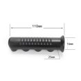 thumbnail image 1 of Lefu 2Pcs Wheelbarrow Rubber Handles, Round Tubes Black Replacement Universal Handles, 1 of 9