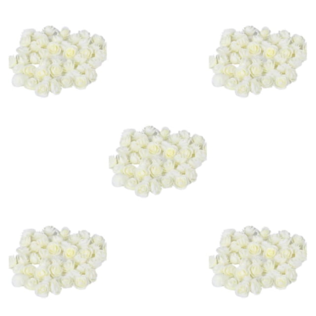Transemion 500pieces Wreath Wedding House Decor Lasting Impression With These Exquisite milky white 5Set