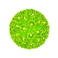 thumbnail image 1 of Novelty Lights LED 10in 150 Light Starlight Sphere, Lime Extra Large Ball, 1 of 5