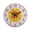 B, variant on 30cm European Retro Rustic Sunflower Wall Clock Home Living Room Decoration Wall Clock