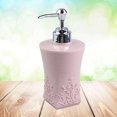 thumbnail image 2 of EeaseCA 400ML Round Carved Refillable Empty Plastic Pressing Container Bottles Cream Lotion Dispenser for Shower Gel Hand Washer DIY, 2 of 8