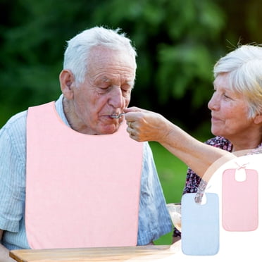 Sentmoon Adult Bibs Bibs for Adults Bib For Adults Men Women Eating Cloth For Elderly Seniors And Disabled Adjustable Bib Clothing Protectors Washable Gift for Anniversary, Birthday, Christmas