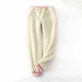 thumbnail image 3 of Womens' Warm Legging Tummy Control Printed Leggings With Elastic Drawstring Pockets And Thick Insulation Pants On Clearance, 3 of 8