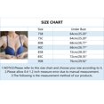 thumbnail image 3 of CHUANK Bras for Women Wire-Free French Womens Front Close Bra T Back Plus Size Seamless Unlined Large Bust, 3 of 5