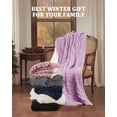 thumbnail image 2 of Grey Heated Throw Blanket - Soft Sherpa Electric Blanket - 10 Adjustable Heat Levels, 10-Hour Timer, ETL Certified, Fast Heating, Machine Washable, 50x60 Inches, 2 of 8