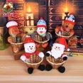 thumbnail image 2 of Merry Christmas Candy Storage Basket Xmas Decoration Santa Claus Storage Basket（Snowman）, 2 of 8