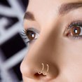 thumbnail image 4 of MasteelfCA 6pcs Stainless Steel Nose Rings Hoops Spiral Nose Rings for Women Nose Jewelry, 4 of 7