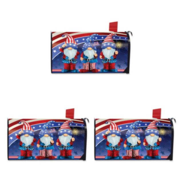 Maytalsory Effortlessly Install And Remove Easy To Mailbox Cover Vivid Print Cloth Abstract Style Colorful Mailbox Cover YTYH2309100 3Set