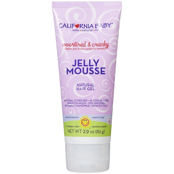 California Baby Overtired Cranky Jelly Mousse Hair Gel - 2.9 Ounce
