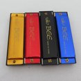 thumbnail image 4 of Plastic Harmonica Instrument 10 Hole Plastic Harmonica Music Instrument for Beginner Students Kids Gift (Red), 4 of 8
