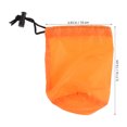 thumbnail image 2 of AURARMLET 2Pcs Foldable Bag Nylon Orange Compact Storage Bag For Outdoor Adventures, 2 of 6