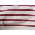 thumbnail image 4 of oneOone Popeline de Coton Rouge Carmin Tissu à Rayures Bloc Matière de Robe Tissu Imprimé Tissu au Mètre 56 Pouces de Large, 4 of 4