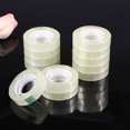thumbnail image 3 of 12pcs Clear Transparent Tape Sealing Sticky Tape Rolls Invisible Office Packing Supplies School Stationery, 3 of 5