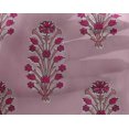 thumbnail image 4 of oneOone Georgette Viscose Fabric Leaves & Floral Block Fabric Prints By Yard 42 Inch Wide, 4 of 5