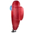thumbnail image 2 of SUS Crew Among Us Red Imposter Crew Mate Killer Inflatable Child Costume Unisex, 2 of 4