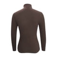 thumbnail image 5 of hoksml Women's Turtleneck Sweater Base Solid Color Slim Fit Knit Pullover Fashion Soft Layering Essential for Winter, 5 of 5